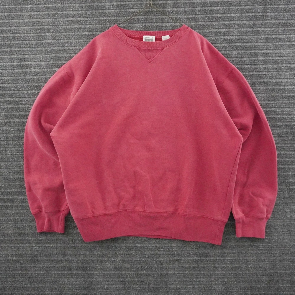 Vintage 90s Gap Sweatshirt Mens XL Red Athletic Sweats Crewneck V-Stitch